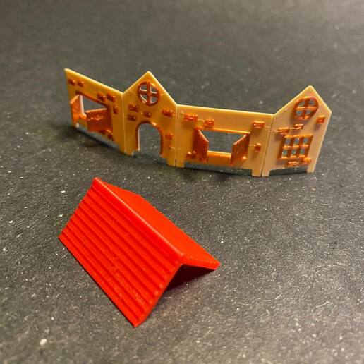 Müller Hütte af Stadt Gebäude Lego casa Haus anpassen Häuser Monumente 3D print model - Mito3D