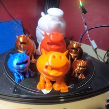 millers piggy art model toy animal bank pig 3d print model - Mito3D