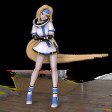 millia guiltty gear guilty anime maid echi 3d print model - Mito3D