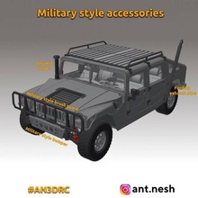 militar style accessoires 3d imprimé hummer an3drc 3d print model - Mito3D