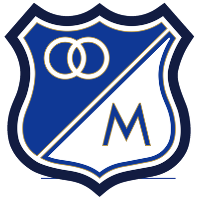millonarios futbol llavero escudo logo club 3d print model - Mito3D