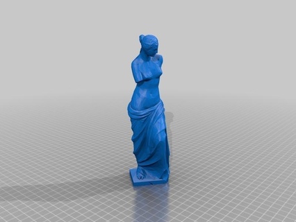 milos afrodite arte esculturas bustos 3d print model - Mito3D