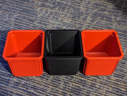 Milwaukee bin embalagem organizador substituição 3d print model - Mito3D