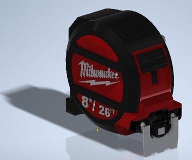 Milwaukee flexomètre métro 3d print model - Mito3D