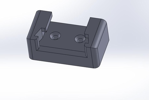 Milwaukee m18 bateria parede suporte mini 3d print model - Mito3D