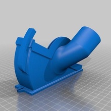 milwaukee m18 amoladora polvo colección añadir herramienta herramientas 3d print model - Mito3D