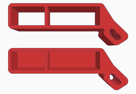 milwaukee packout double level holder large regular size tools mount tool storage oversized red stick extendable organization side 3d print model - Mito3D