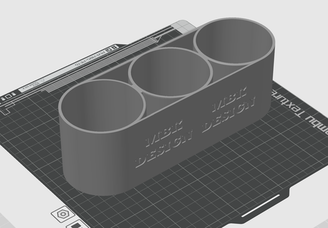 Milwaukee paketleme Demiryolu sistemi 3x Kulp destek 3d print model - Mito3D