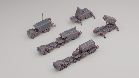 mim 104 vatansever tank askeri ölçekli model uçak oyuncak savaş oyunları minyatür araç 3d print model - Mito3D