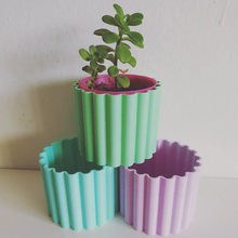 mimi mini Tamanho vaso flores Panela plantador plantar suculento decoração minimalista 3d print model - Mito3D
