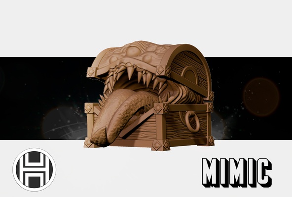 mímico arte masmorras função 3d print model - Mito3D
