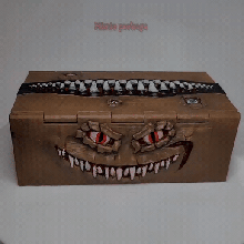 nachahmen Paket Spiel Box dnd Lager Truhe Zahlen Amazonas 3d print model - Mito3D