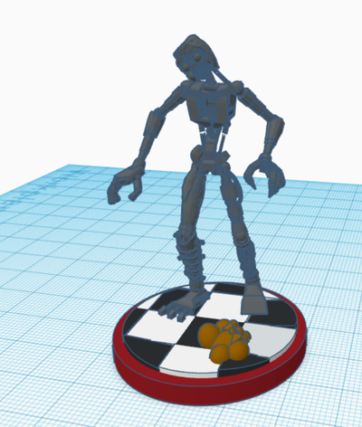 imitare statua fnaf notti at freddys 3d print model - Mito3D