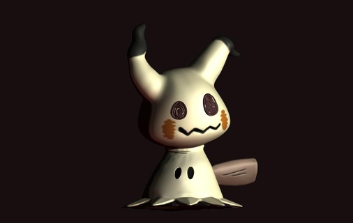 mimikyu 778 Art pokemon 3d modeling design collection collections 3d print model - Mito3D