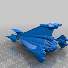 minbari - tishat uçağı oyun oyuncak 3d print model - Mito3D