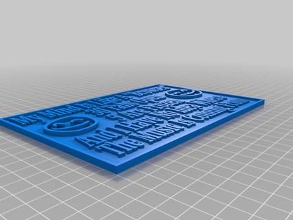 mente gostar engraçado placa 2d arte litofanos 3d print model - Mito3D