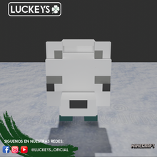 Minecraft ártico zorro 3d print model - Mito3D