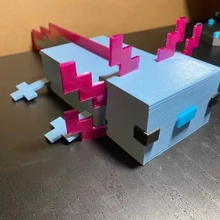 Minecraft ajolote juguete animal 3d print model - Mito3D