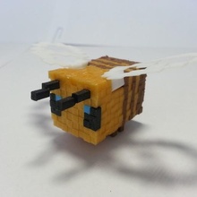 Minecraft abeja juego figura bloquear 3d print model - Mito3D
