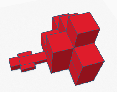 Minecraft Buchstütze Buch Regal einfach 3D print model - Mito3D