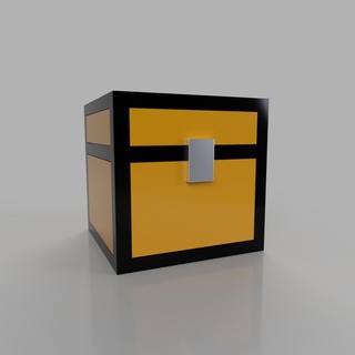 minecraft chest store batteries cards mine battery desk office house decoration 3d print model - Mito3D