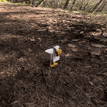 Minecraft tavuk taşınabilir bacaklar anahtarlık hayvan oyuncak mc oyun 3d print model - Mito3D