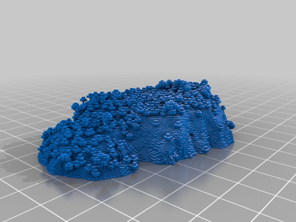 Minecraft cittadella isola Modelli 3d print model - Mito3D
