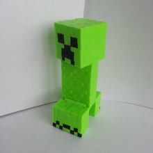 minecraft creeper Spiel blok pixel ghost 3d print model - Mito3D