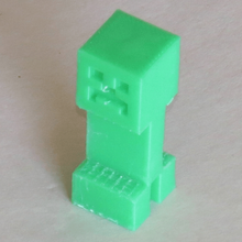Minecraft rastejador jogos turbas 3d print model - Mito3D