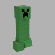 Minecraft rastejador 3d print model - Mito3D