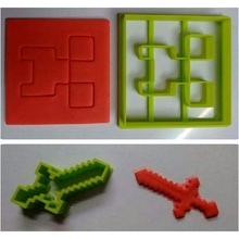 Minecraft léche botte épée biscuit coupeur fondant Jeu 3d print model - Mito3D
