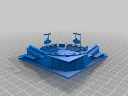 Minecraft trapaceiro estádio modelos arte 3d print model - Mito3D