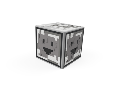 Minecraft drooper kush broyeur boîte cube fumée cannabis conception 420 marijuana illustration isolé rétro meubles Jeu gadgets 3d print model - Mito3D