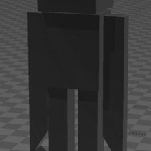 minecraft enderman game movies 3d print model - Mito3D
