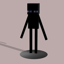 Minecraft Enderman Mobs Spiele Tiere Monster 3d print model - Mito3D