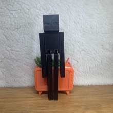 minecraft enderman flexible game articulated print-in-place print place flexi flexy flex 3d print model - Mito3D