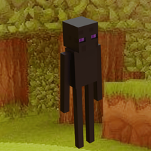 minecraft enderman game end 3d print model - Mito3D