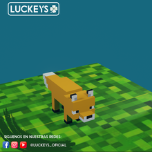 Minecraft zorro juego animal juguetes Arte juguete matemáticas etc 3d print model - Mito3D
