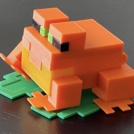 minecraft frog #toy #animal #minecraft #frog 3D print model - Mito3D