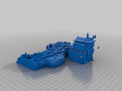Minecraft ghibli Modelle 3d print model - Mito3D