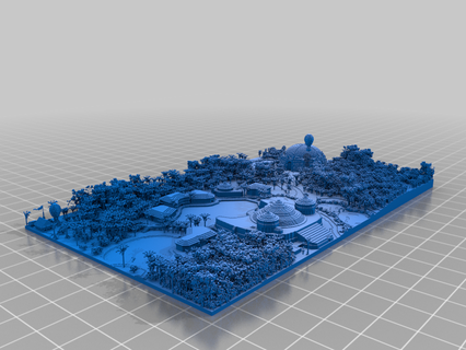 Minecraft jurassisch Park Modelle Kunst 3d print model - Mito3D