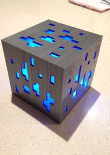 Minecraft luz quadra deco 3d print model - Mito3D