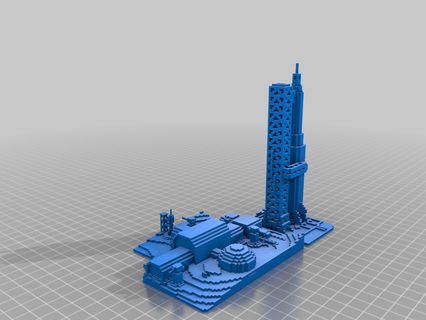 Minecraft Luna Modelli arte 3d print model - Mito3D