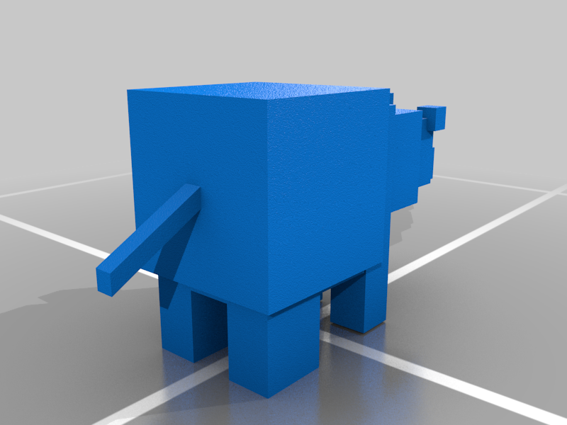 Minecraft polar oso herramientas 3d impresión 3D print model - Mito3D