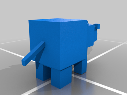 Minecraft polare orso utensili 3d stampa 3d print model - Mito3D