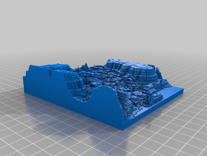 Minecraft Silverton ocidental Cidade modelos 3d print model - Mito3D