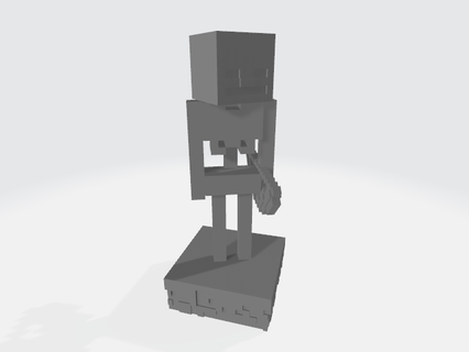Minecraft Skelett 3d print model - Mito3D
