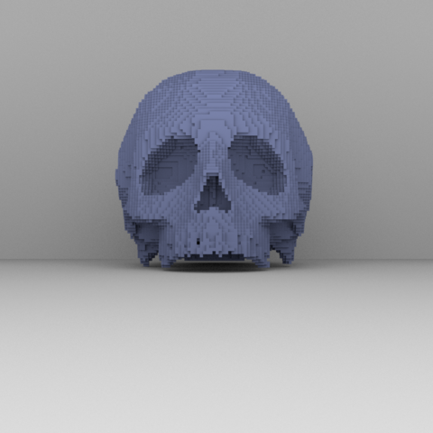 minecraft kafatası oyun 3D print model - Mito3D