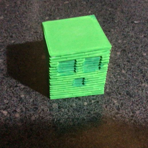 Minecraft slinky melma gioco giocattolo video 3D print model - Mito3D