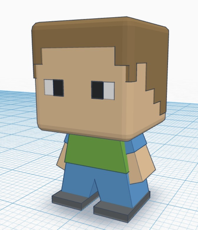 Minecraft Steve 3d baskı 3D print model - Mito3D